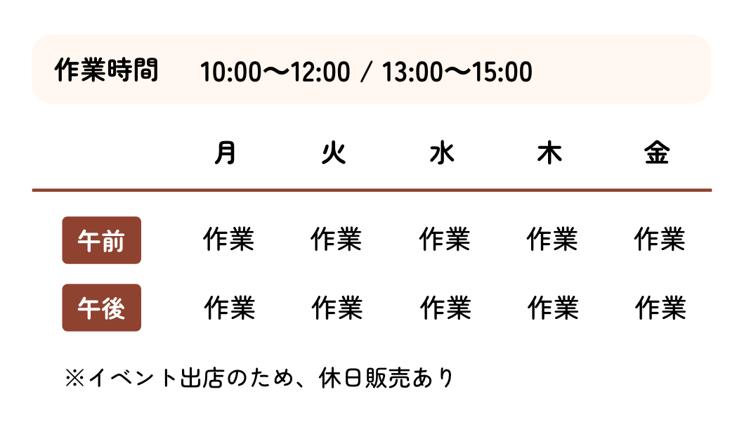 週間プログラム